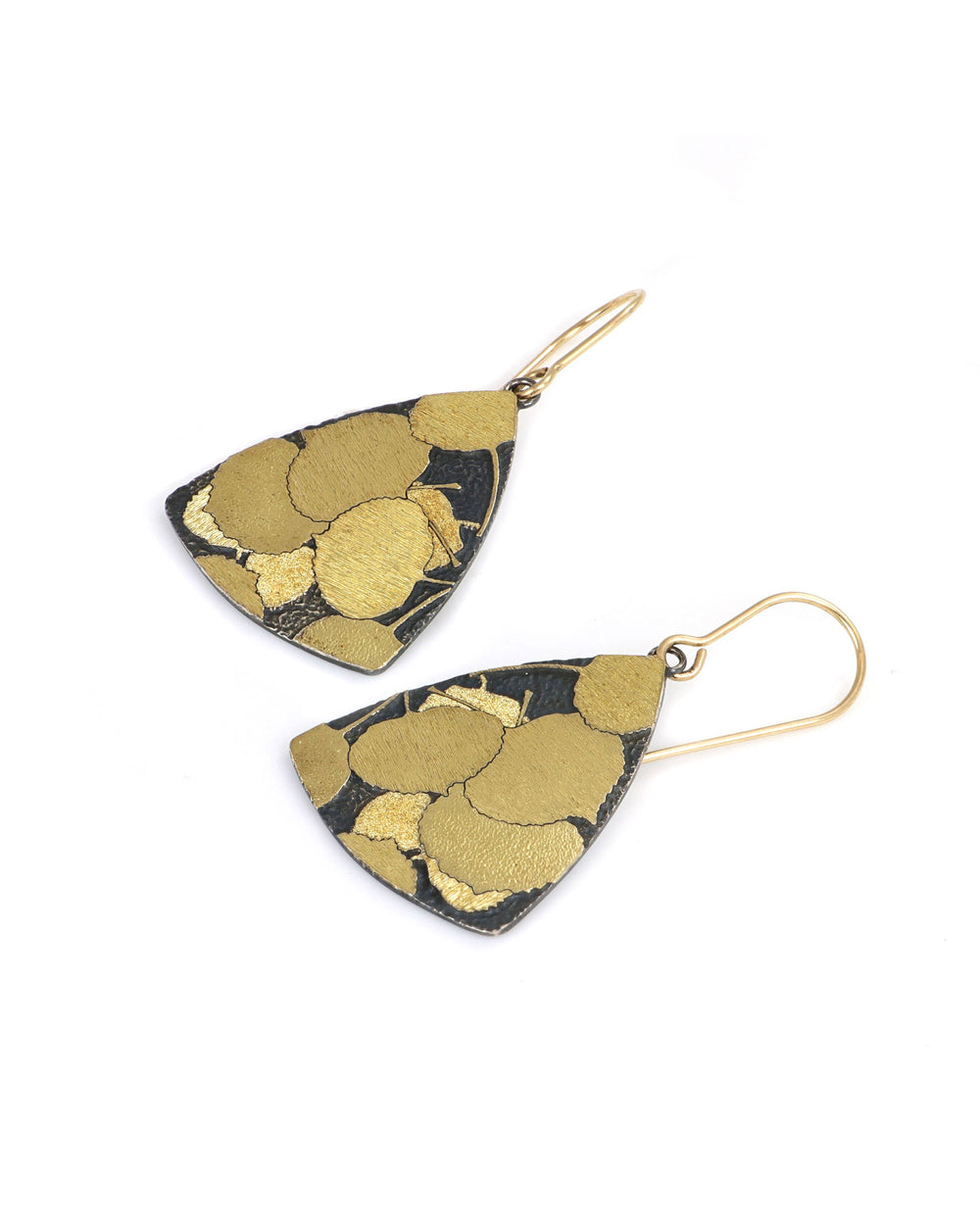 Aspen Leaves Connecting to Earth Drop Earrings