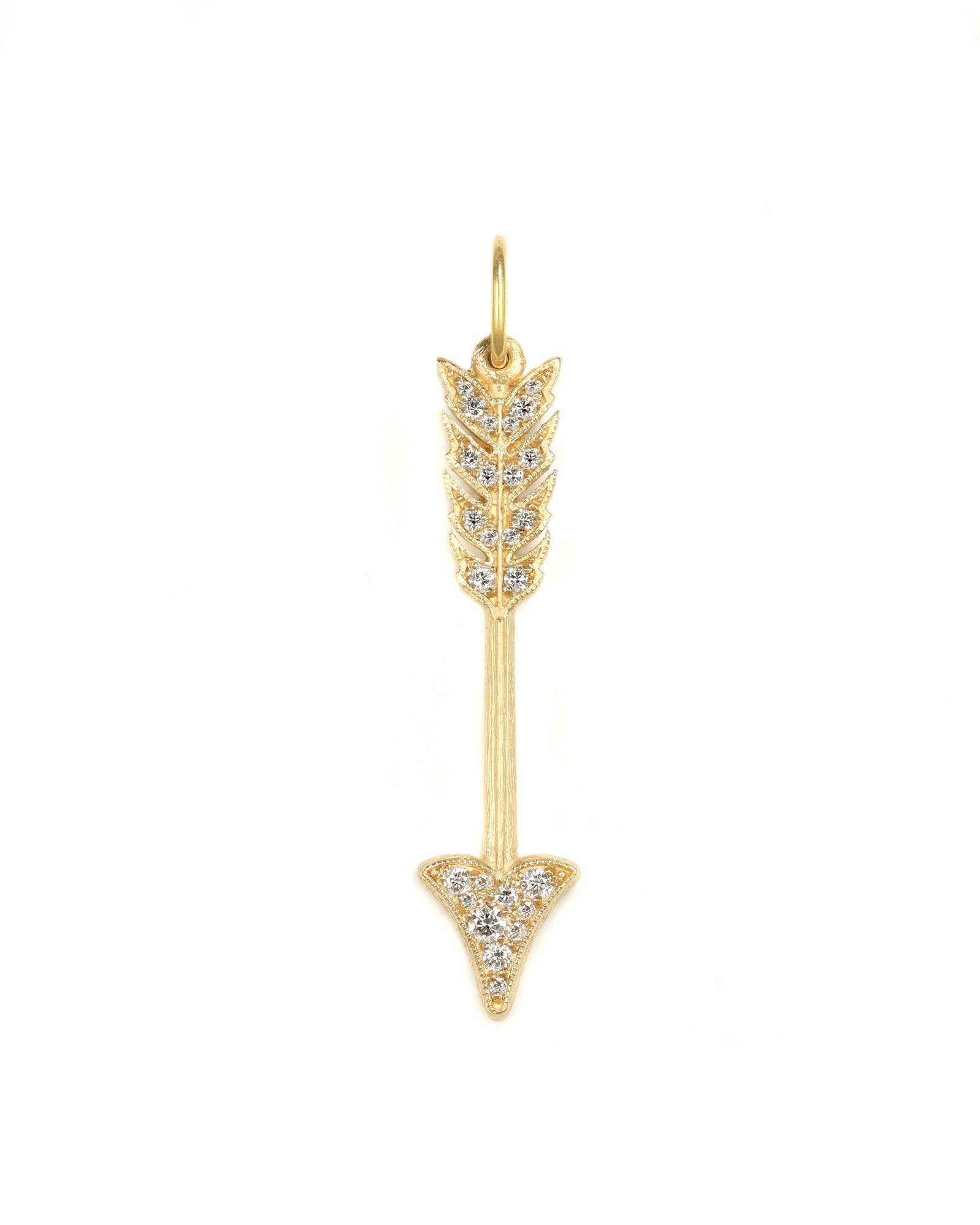Diamond Small Arrow Charm