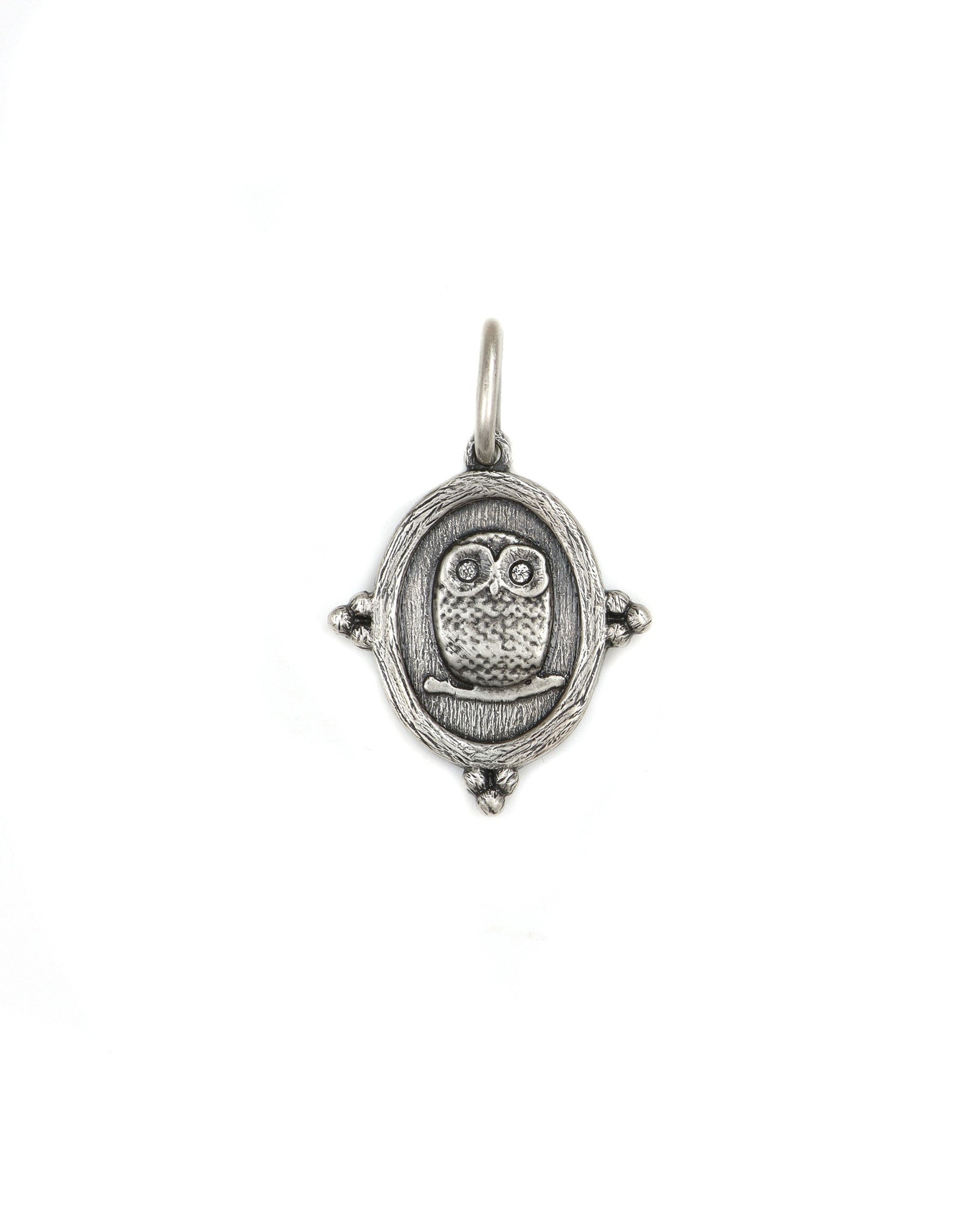 Diamond Baby Owl & North Star Charm