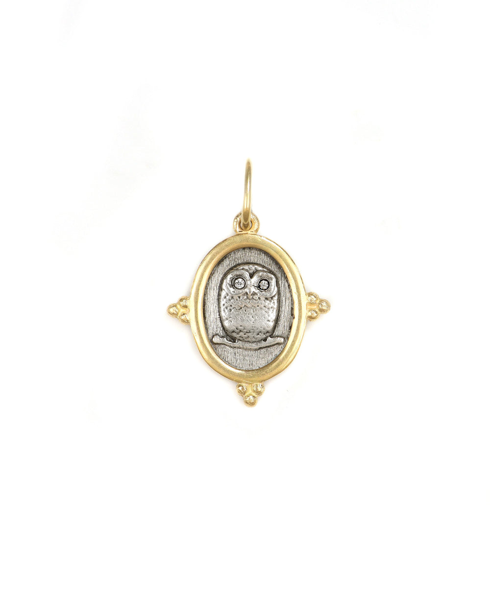 Diamond Baby Owl & North Star Charm