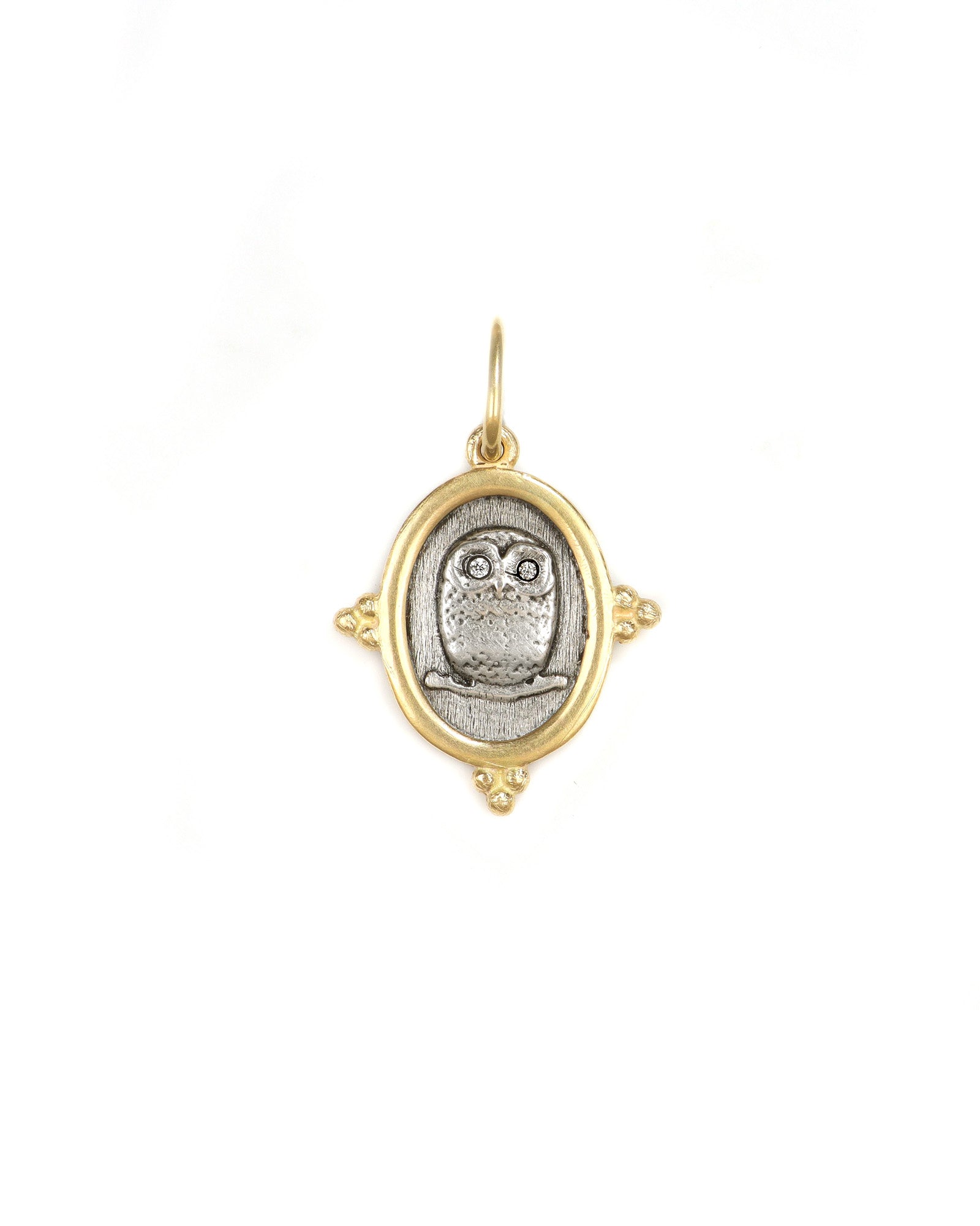 Diamond Baby Owl & North Star Charm