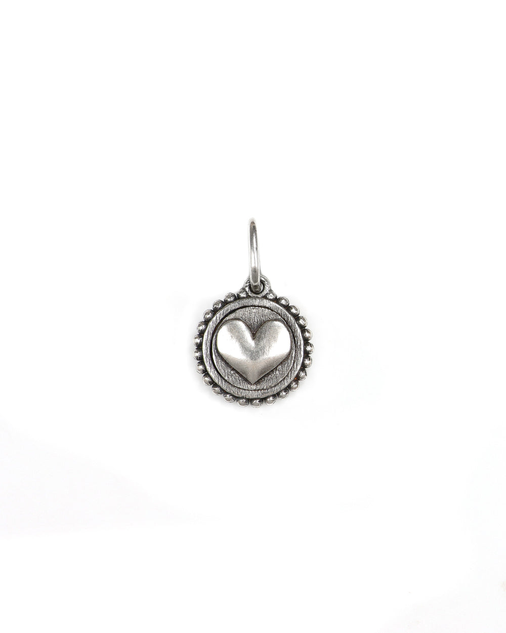 Diamond Skull and Heart Charm