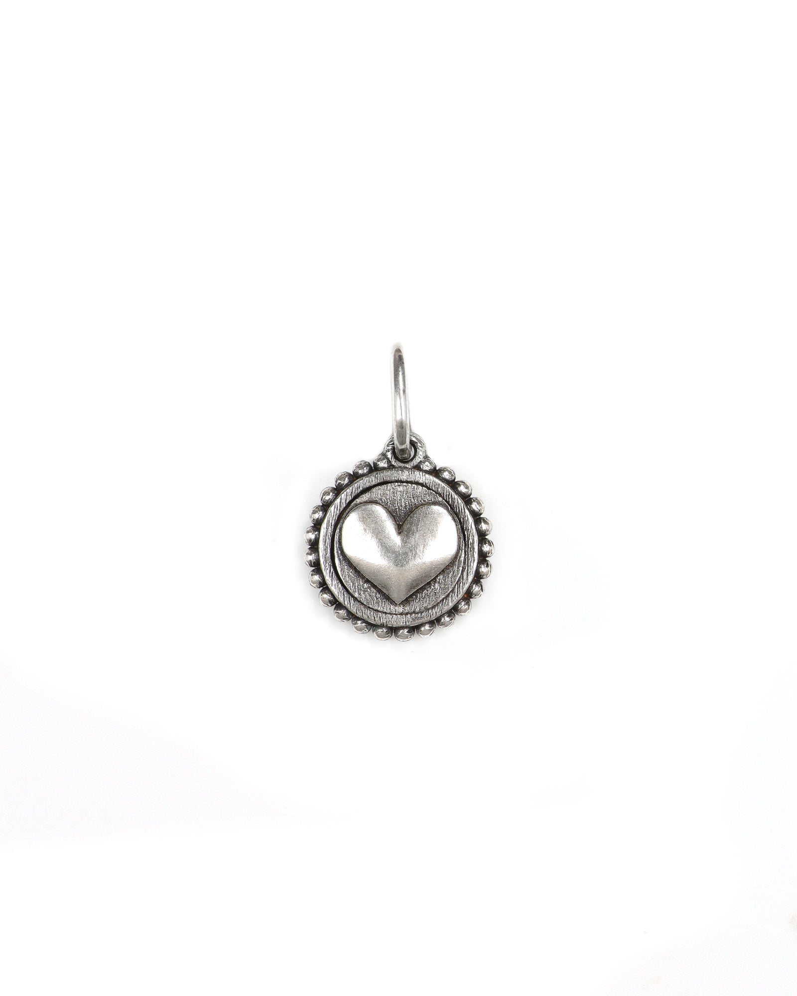 Diamond Skull and Heart Charm