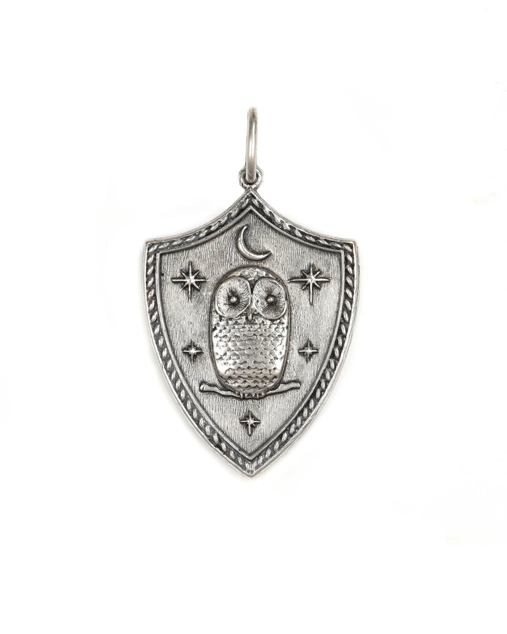 Moon + Stars Owl Charm
