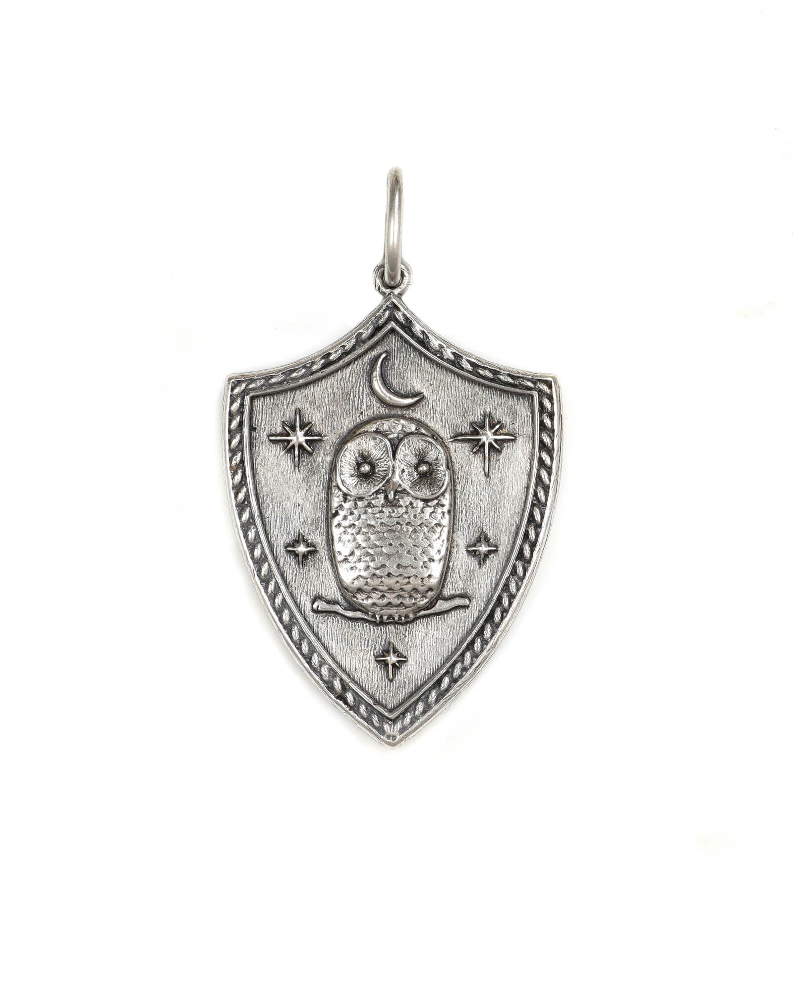 Moon + Stars Owl Charm