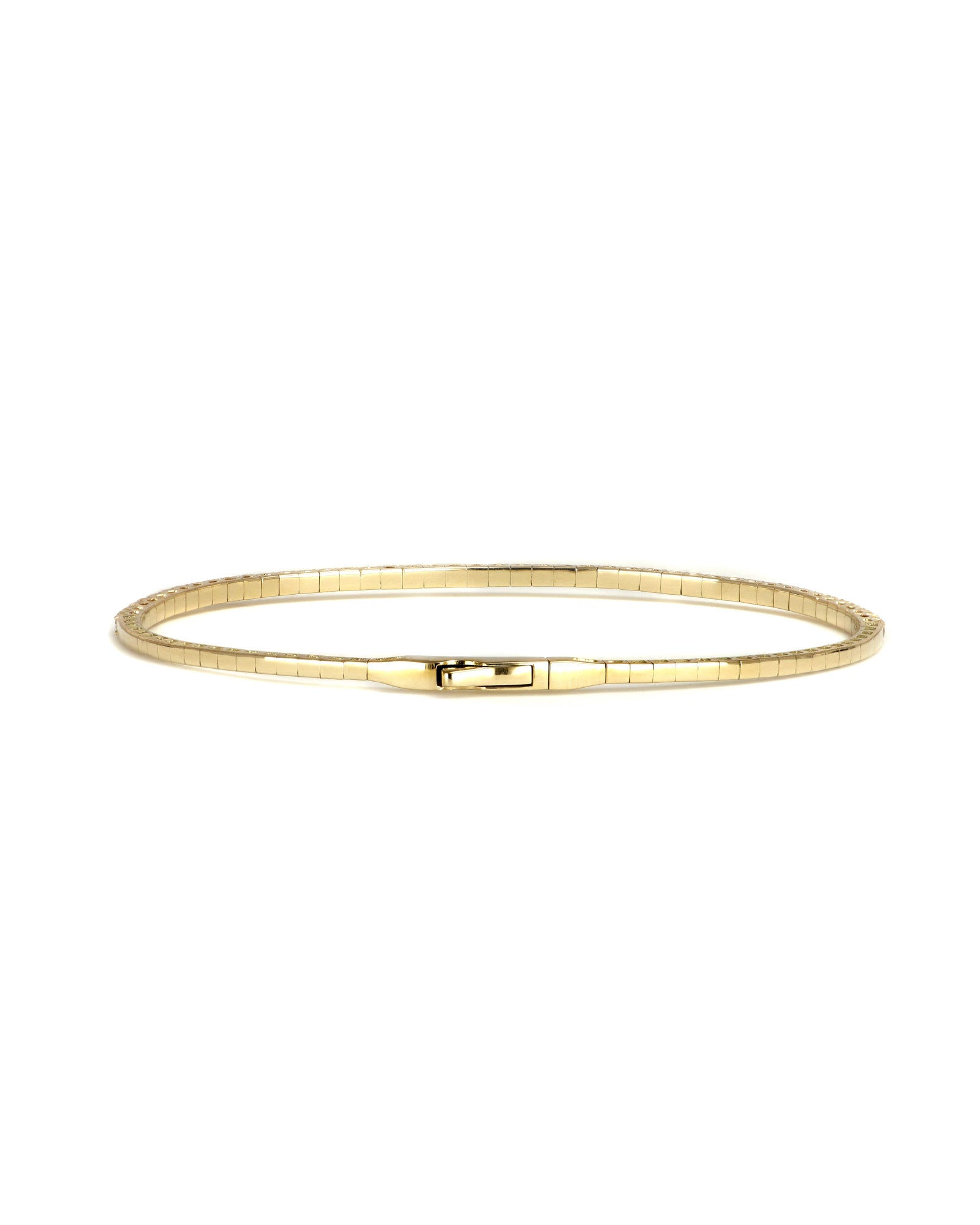 0.95ctw Half Set Lab Diamond Bangle