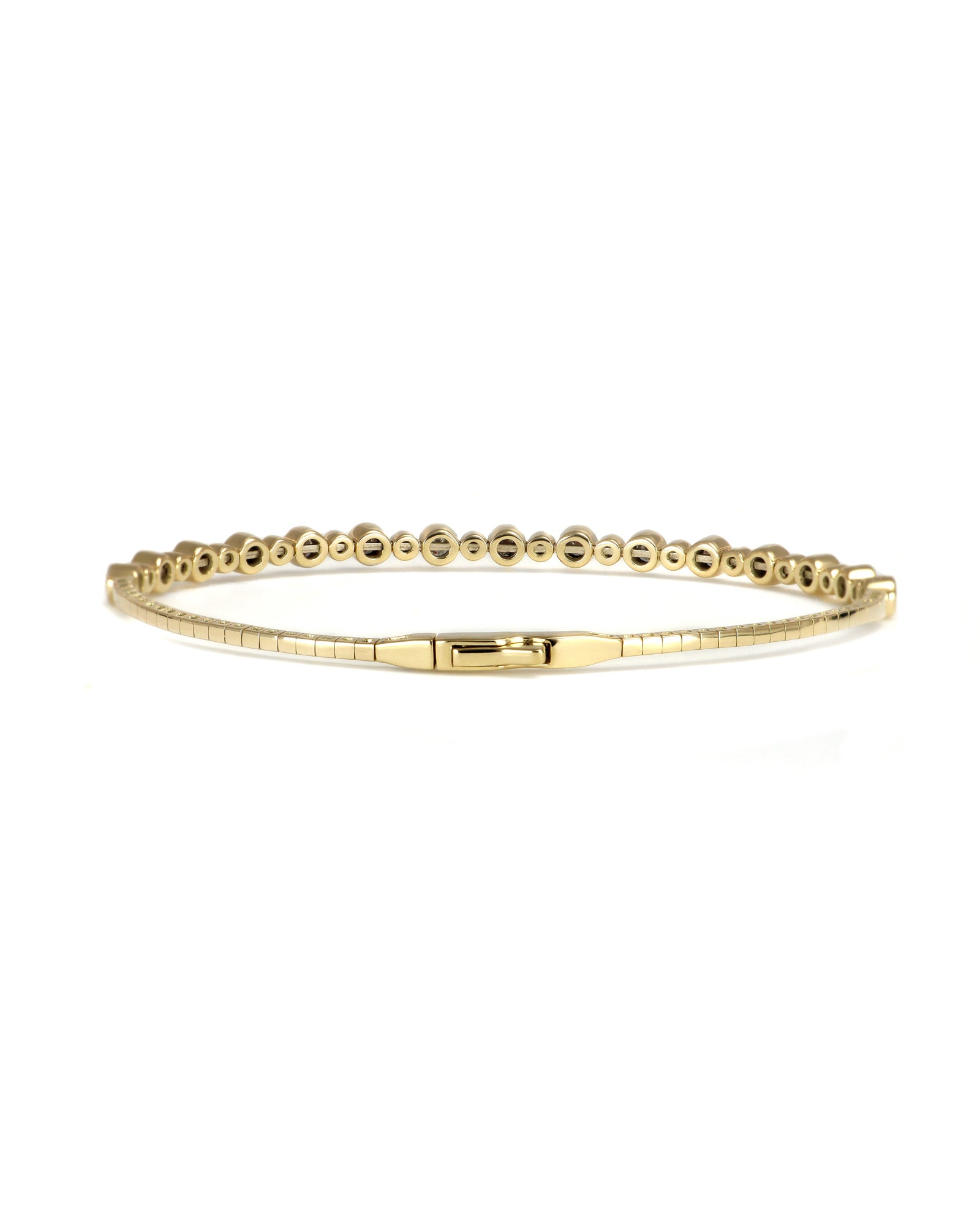 1.23ctw Half Set Lab Diamond Bangle