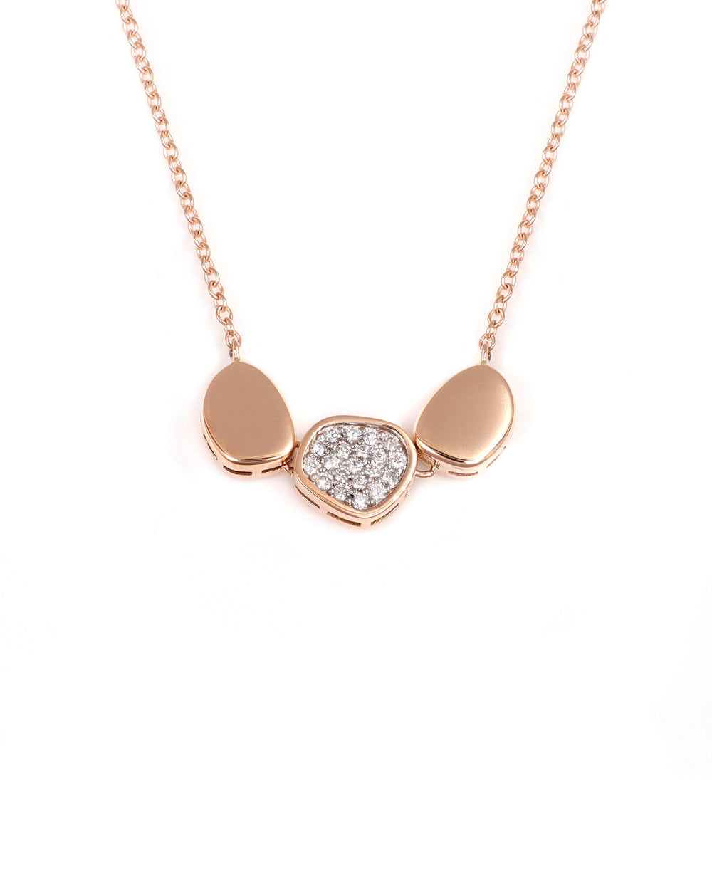 Pebble Trio Necklace