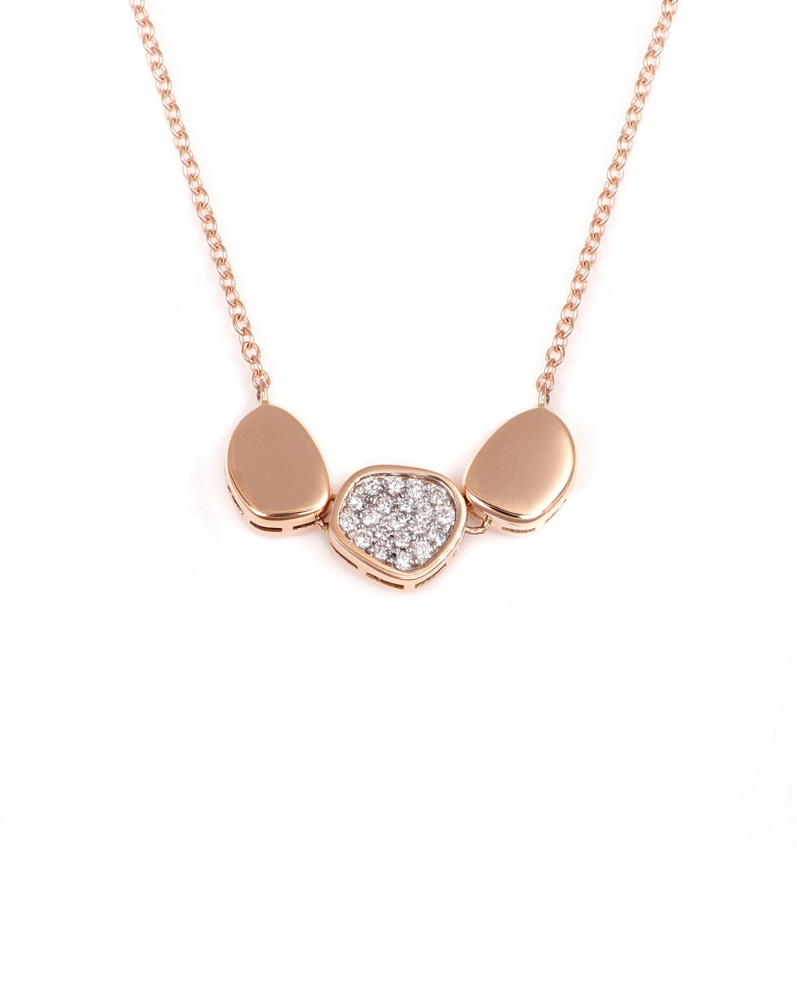 Pebble Trio Necklace