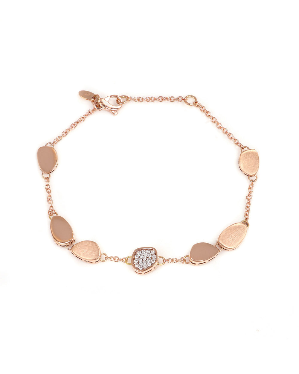 Rose Pebble Bracelet