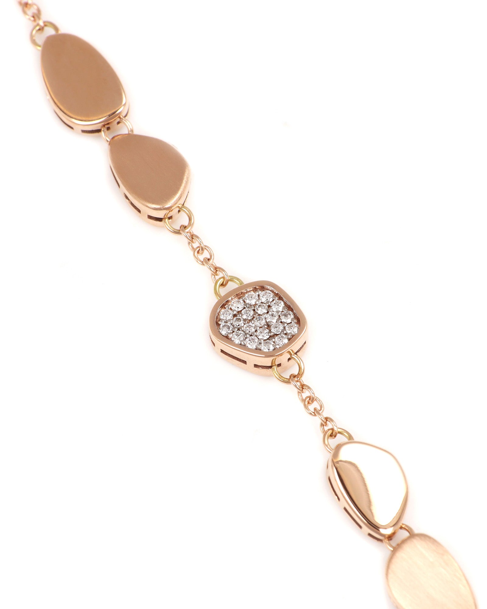 Rose Pebble Bracelet