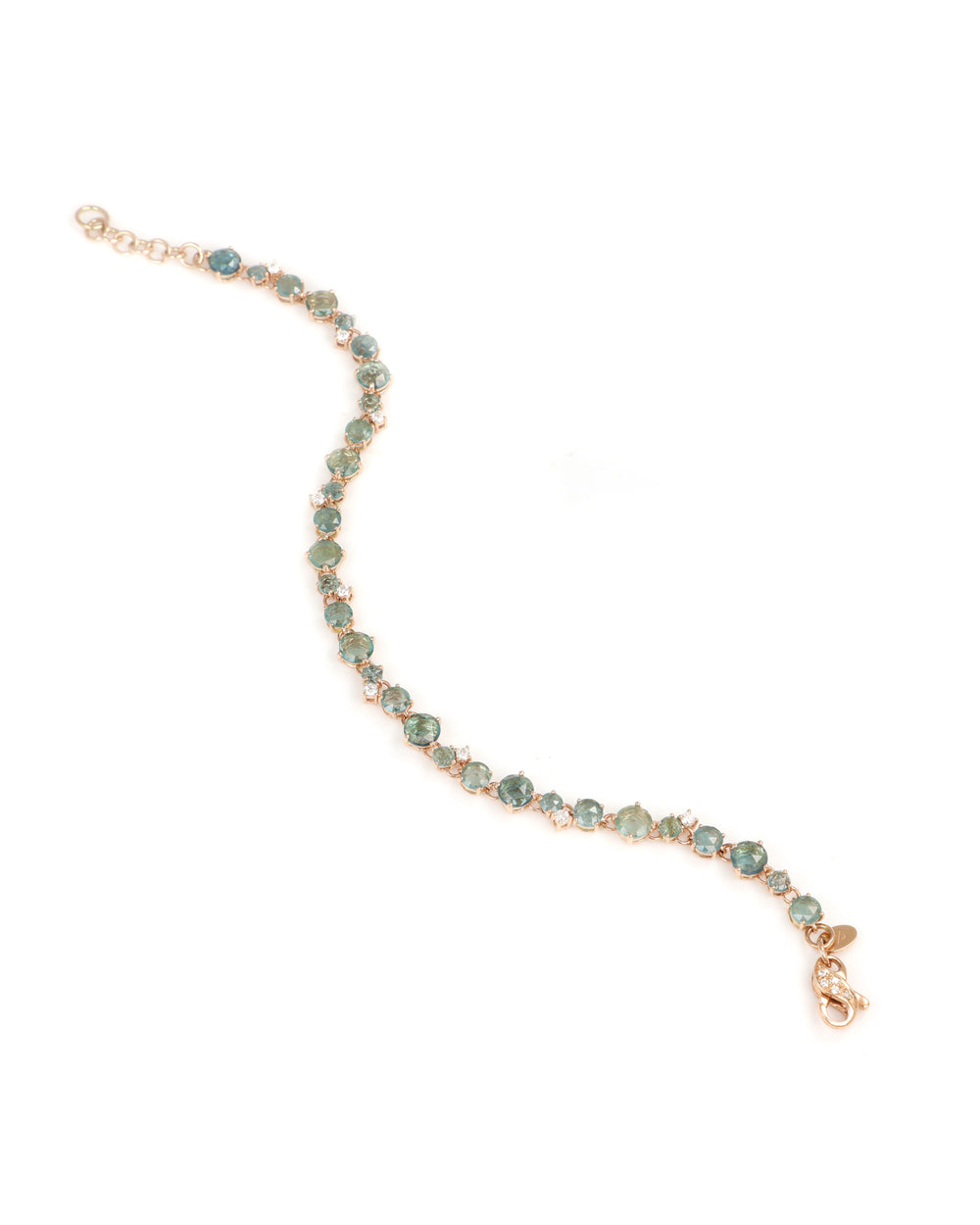 Tourmaline and Diamond Bracelet
