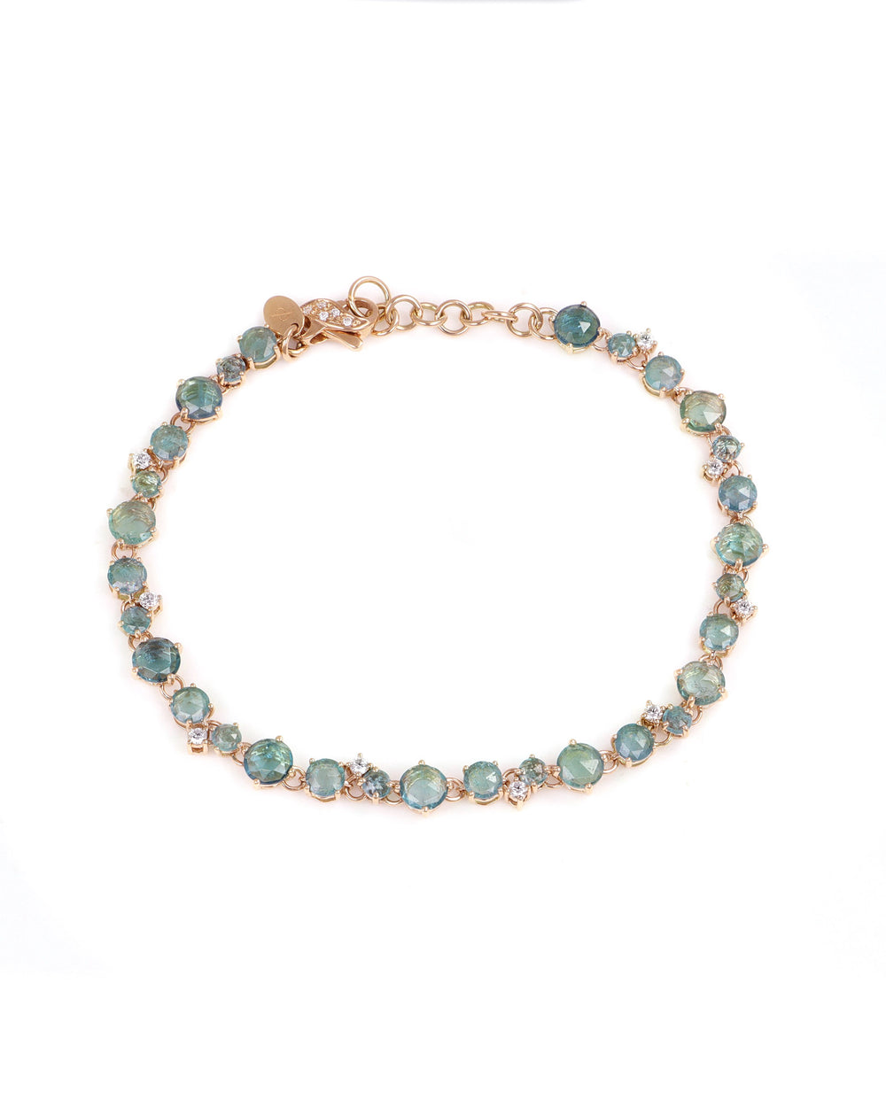 Tourmaline and Diamond Bracelet