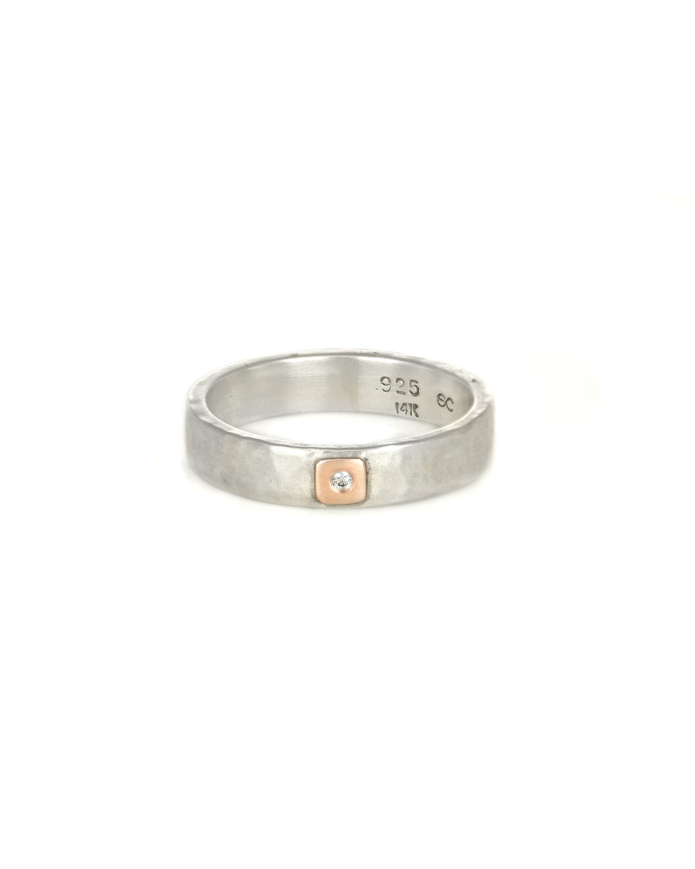 Rose Gold Cell and Diamond Band