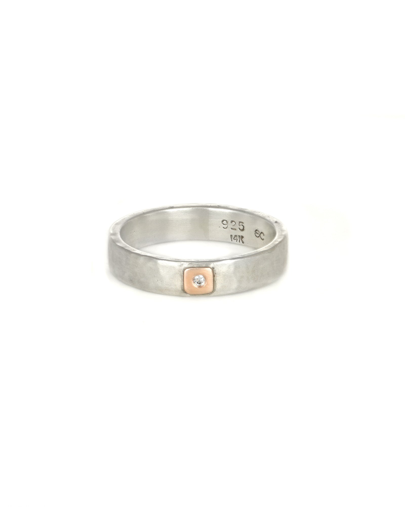 Rose Gold Cell and Diamond Band