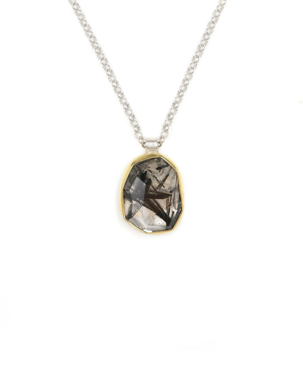Black Tourmaline Quartz Necklace