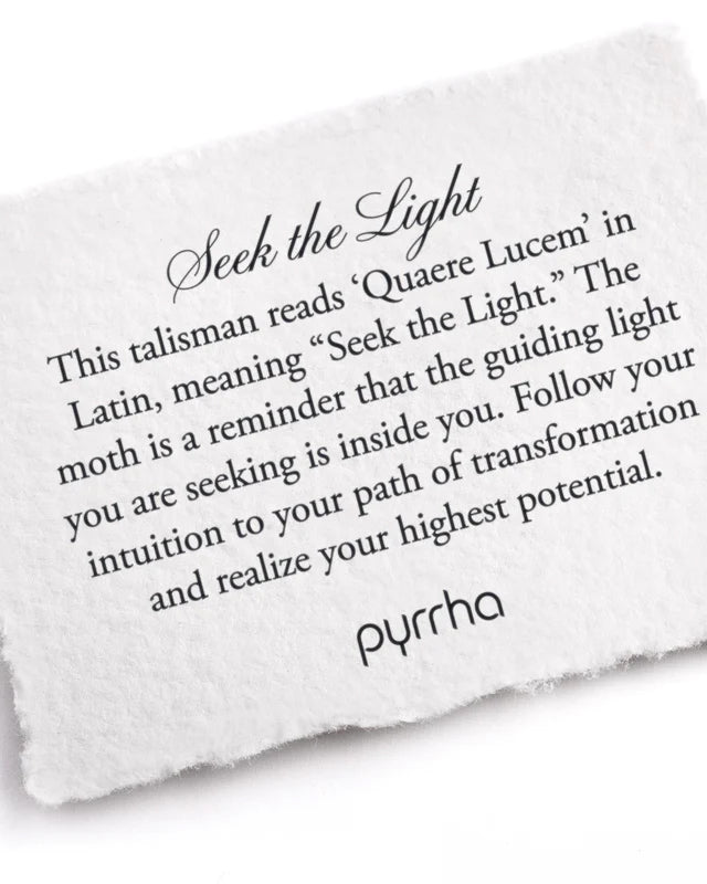 Seek the Light Talisman
