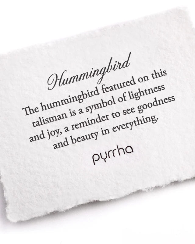 Hummingbird Talisman Necklace