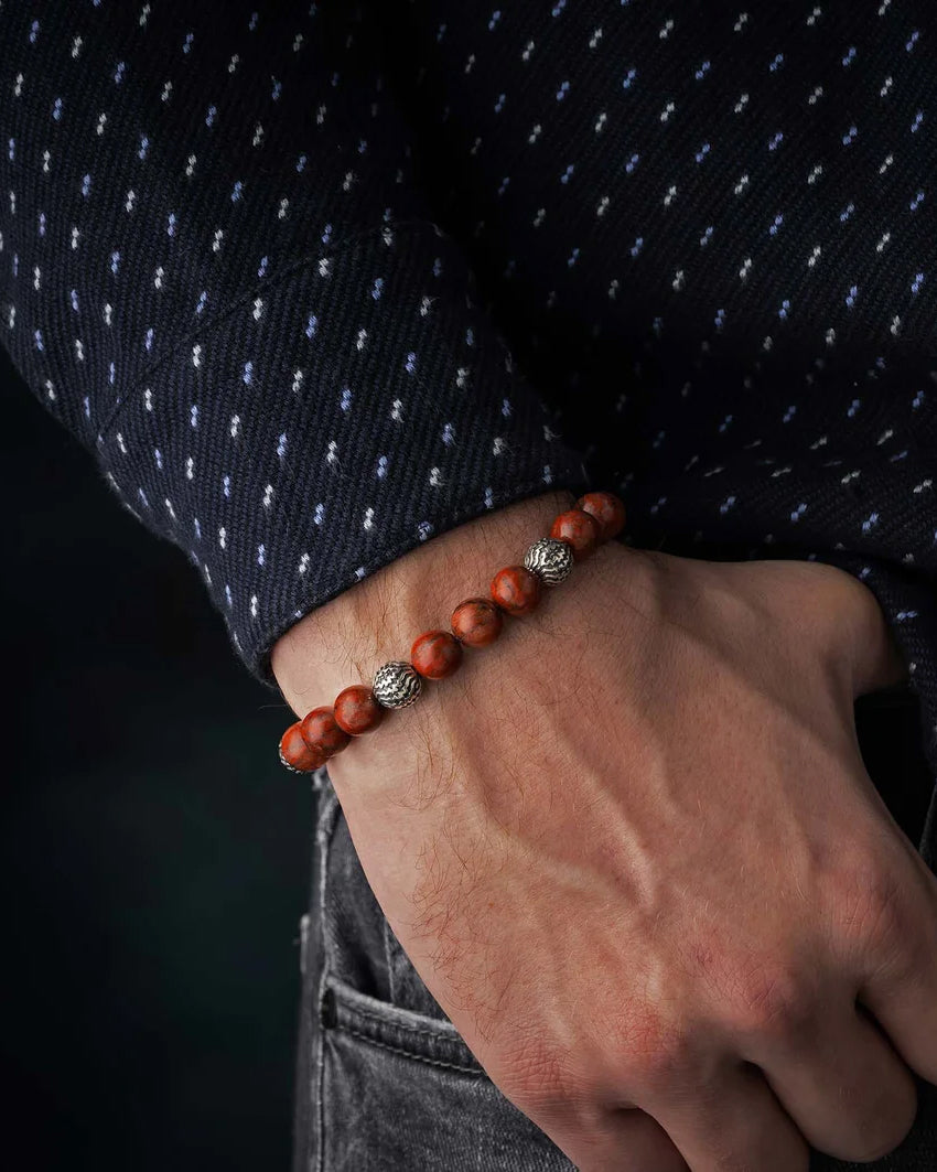 Seaside Red Jasper Bracelet