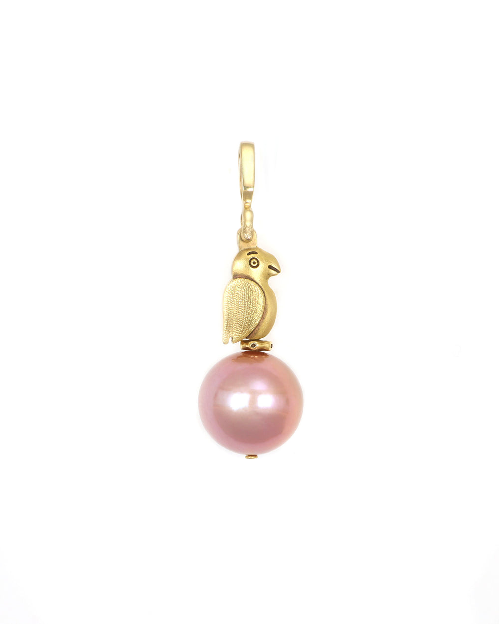 Pink Pearl and Fable Animals Pendant