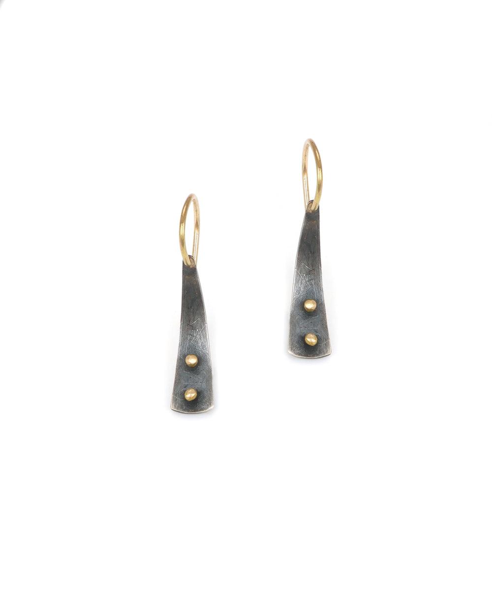 Concave Wedge Earrings