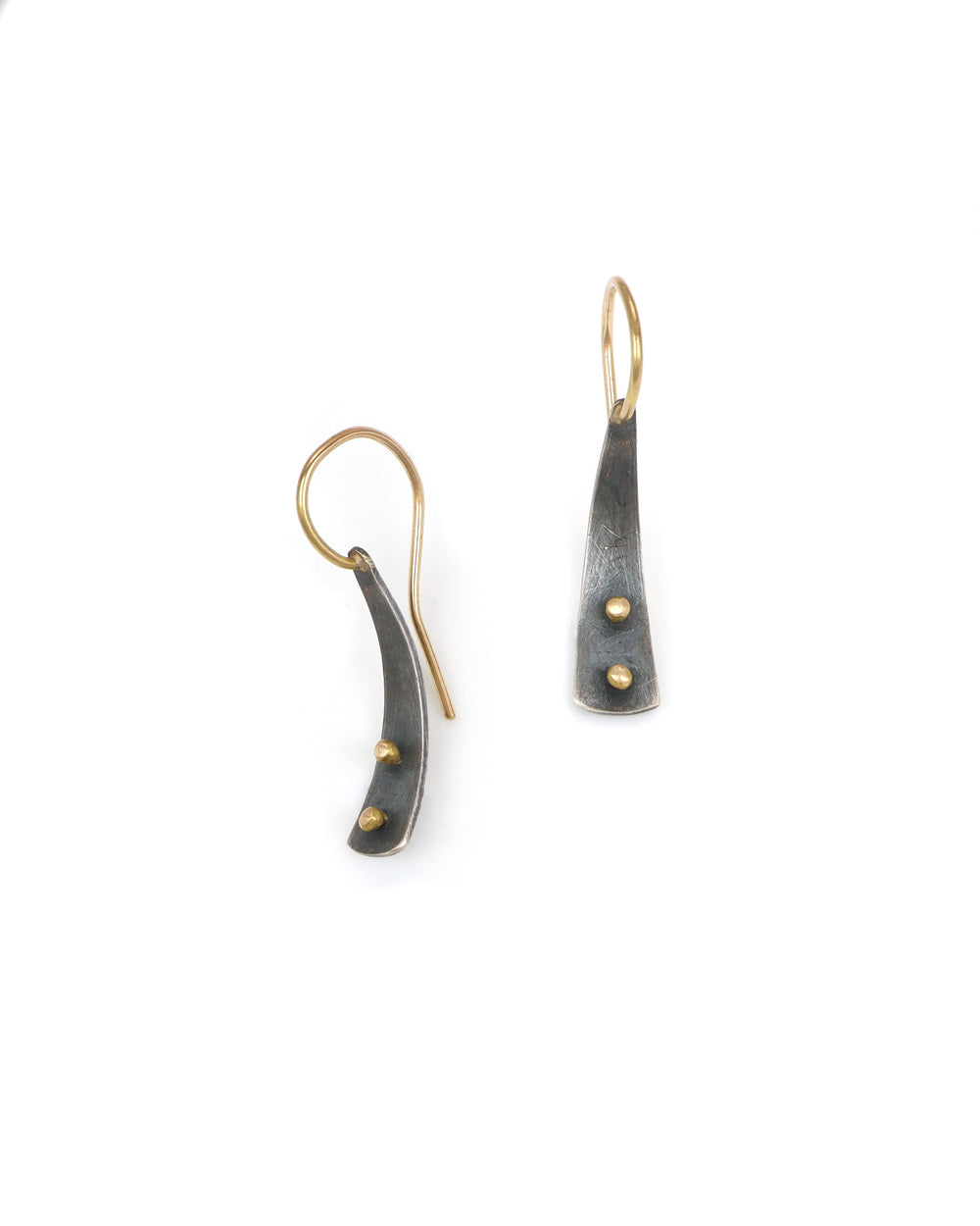 Concave Wedge Earrings