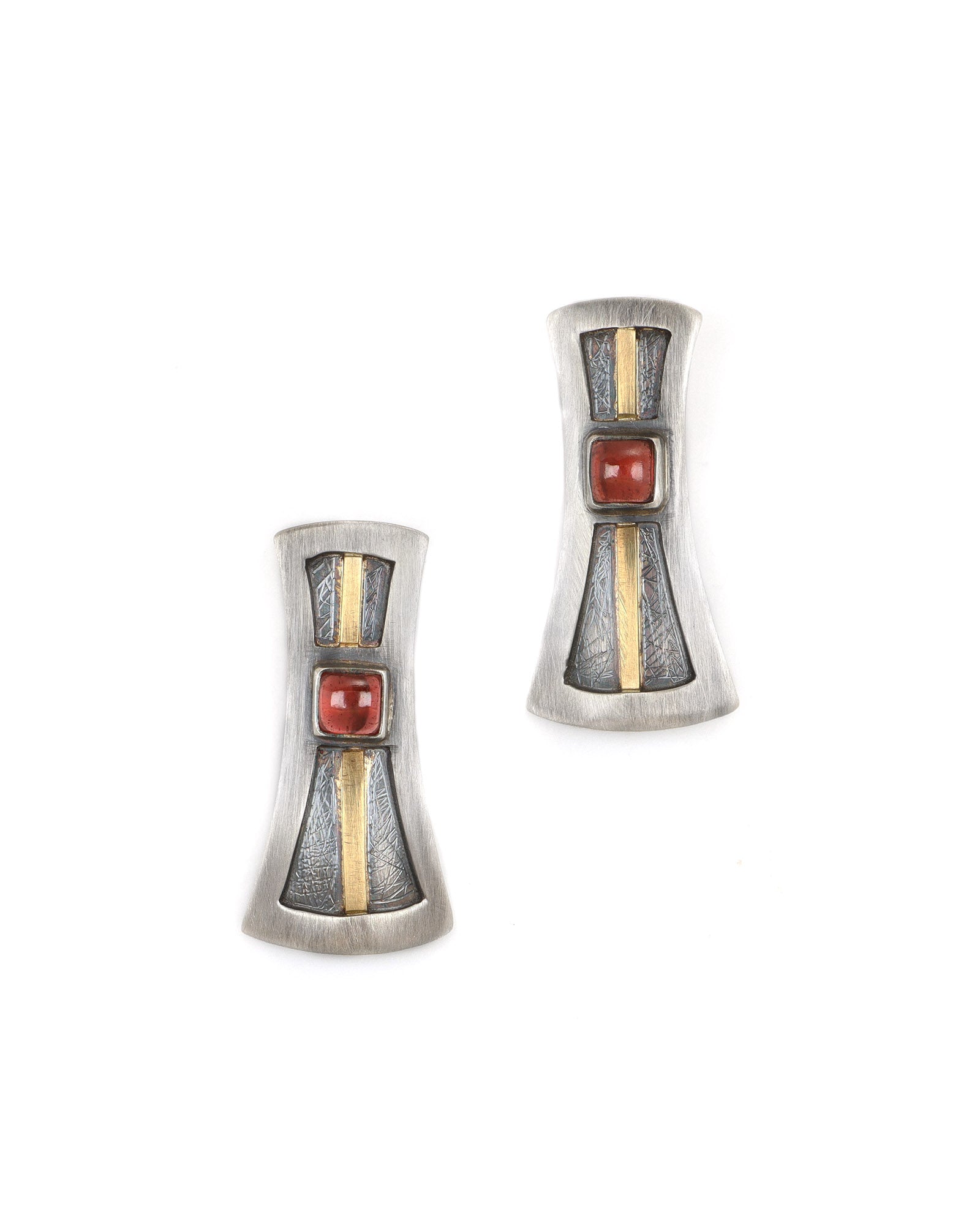 Pinched Column Earrings