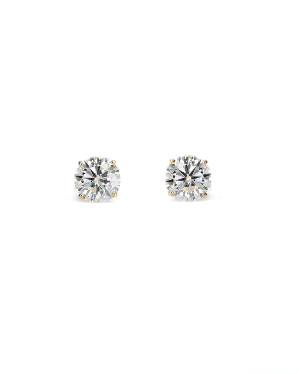 4.03ctw Certified Lab Diamond Studs