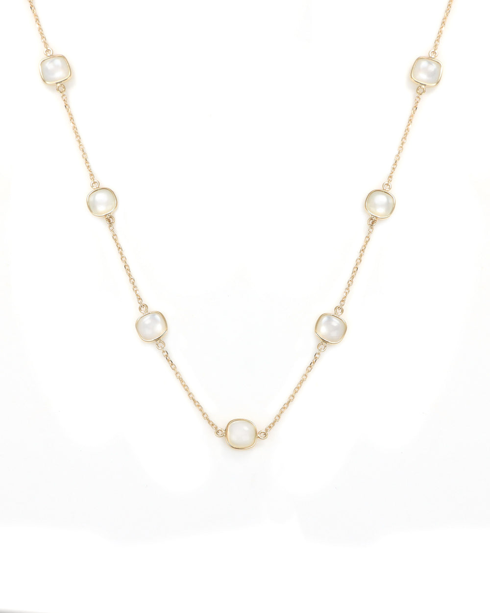 Mother of Pearl Gold Necklace