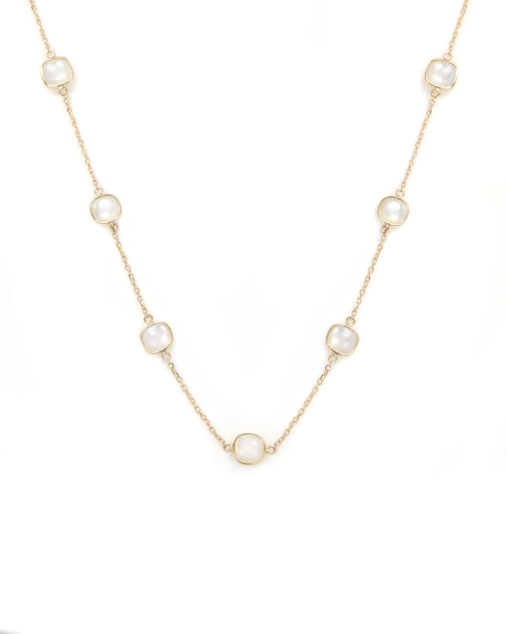 Mother of Pearl Gold Necklace