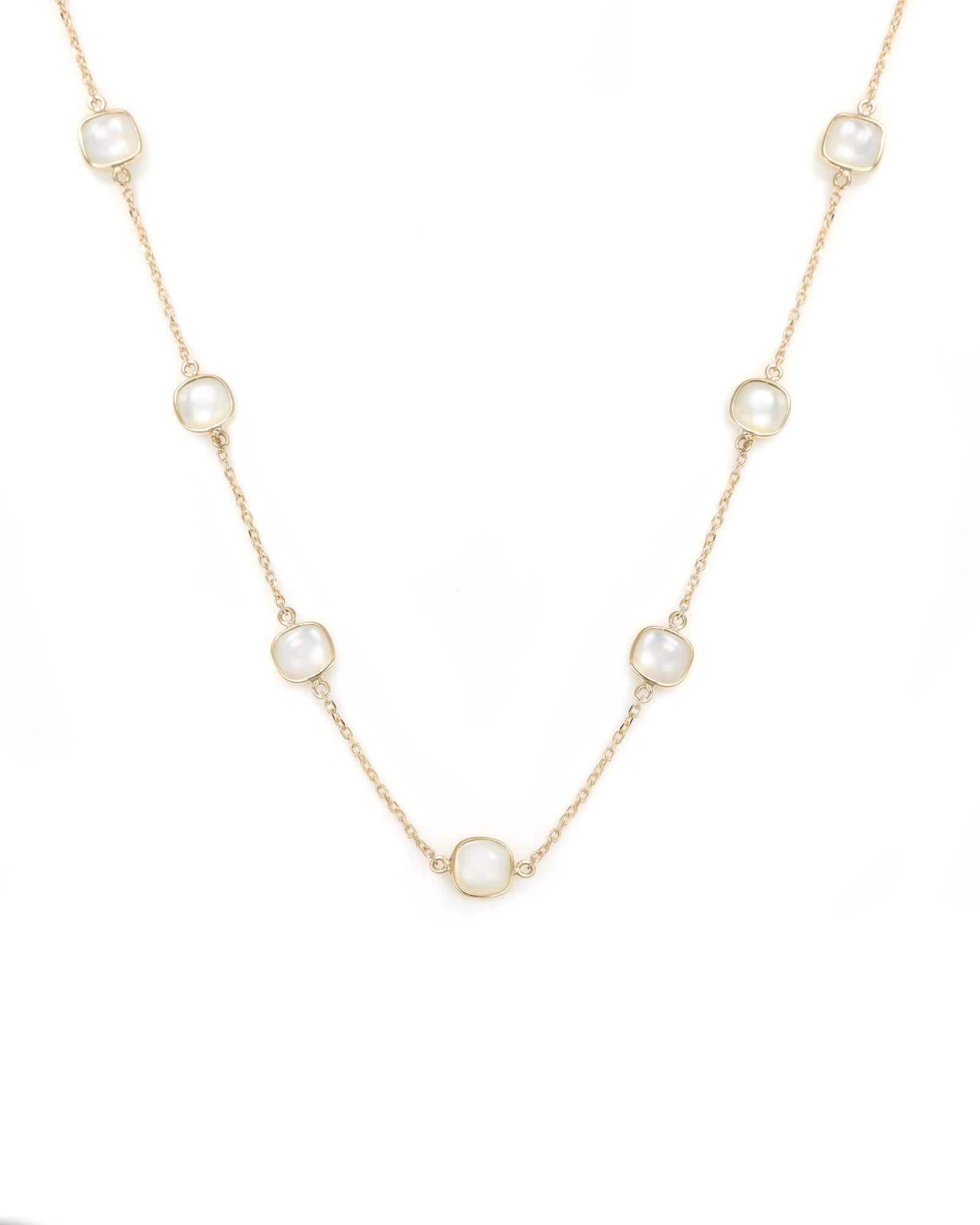 Mother of Pearl Gold Necklace