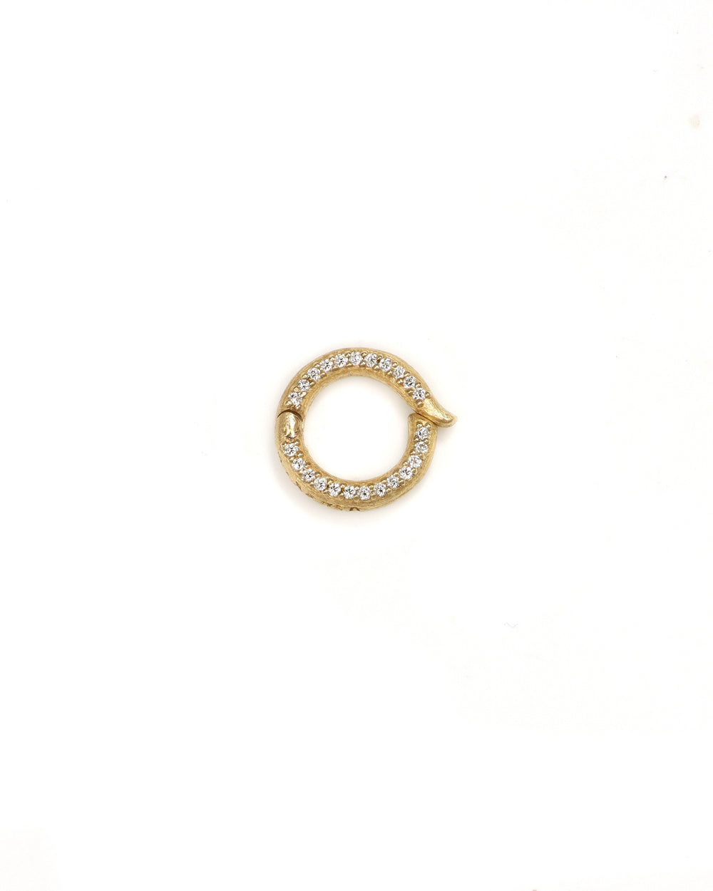 Diamond Set Charm Holder Necklace