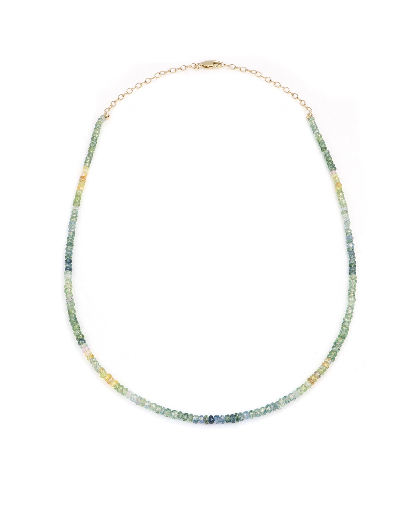 Montana Sapphire Beaded Necklace