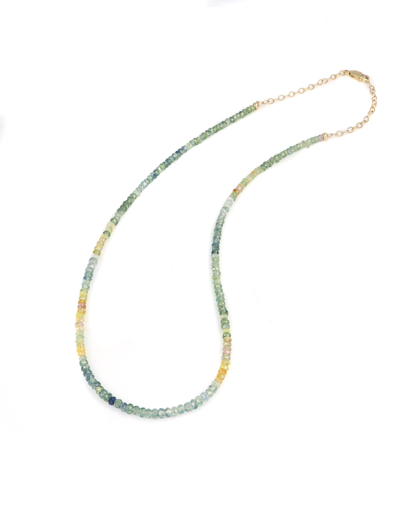 Montana Sapphire Beaded Necklace