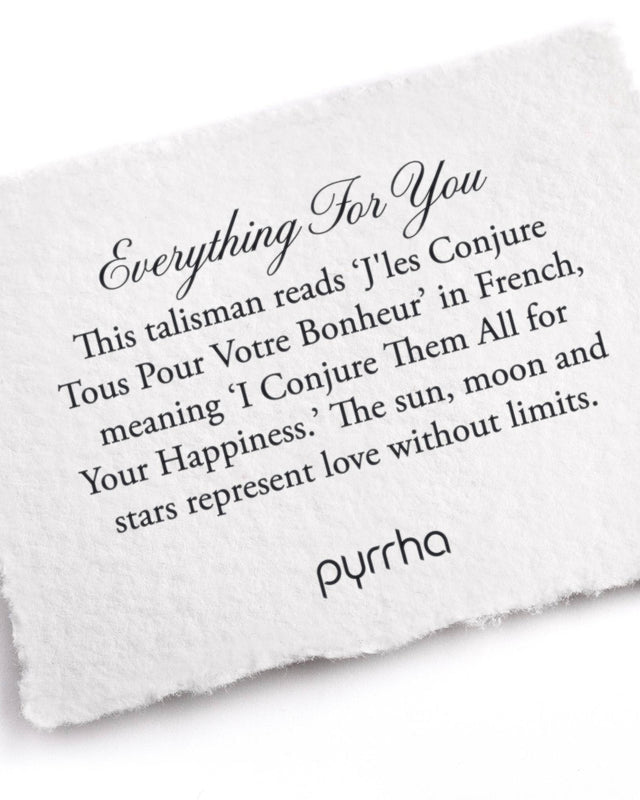 Everything For You 14k Gold Talisman