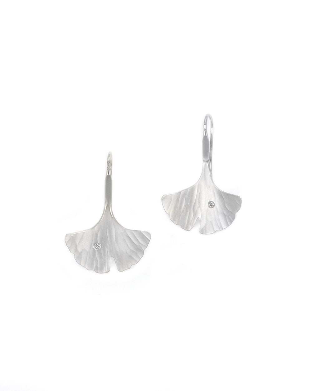 Radiant Ginkgo Leaf Earrings