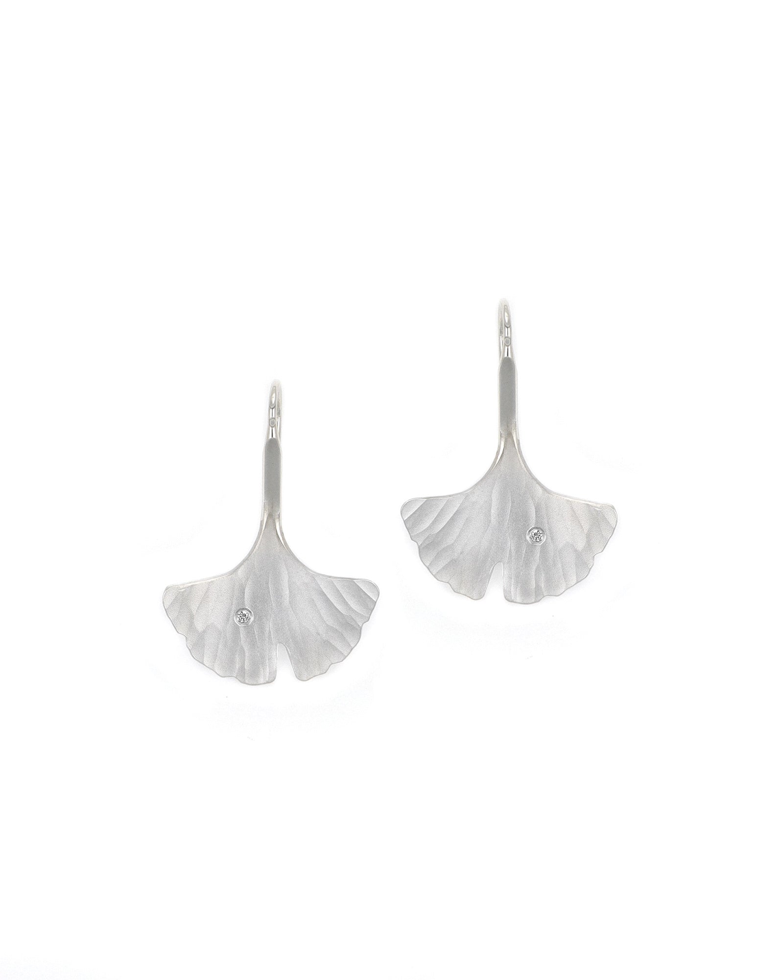 Radiant Ginkgo Leaf Earrings