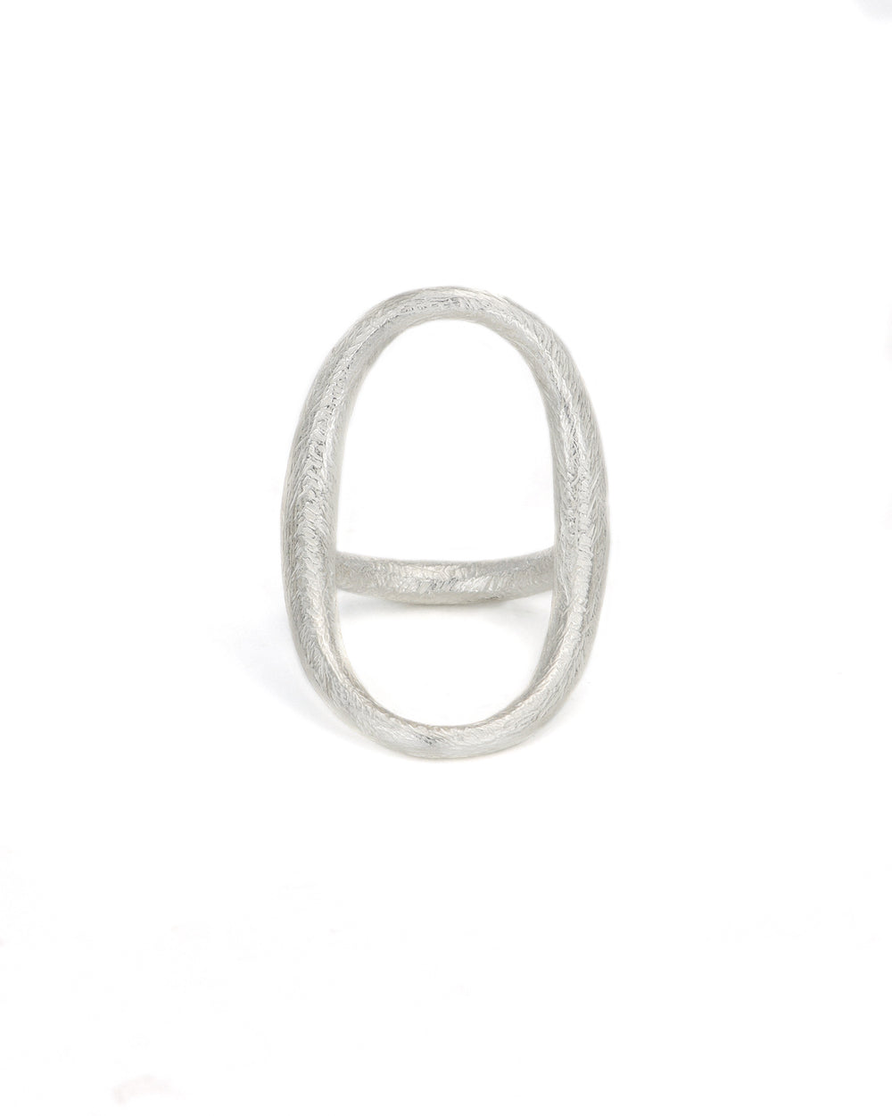 Large Tapered Open Oval Ring