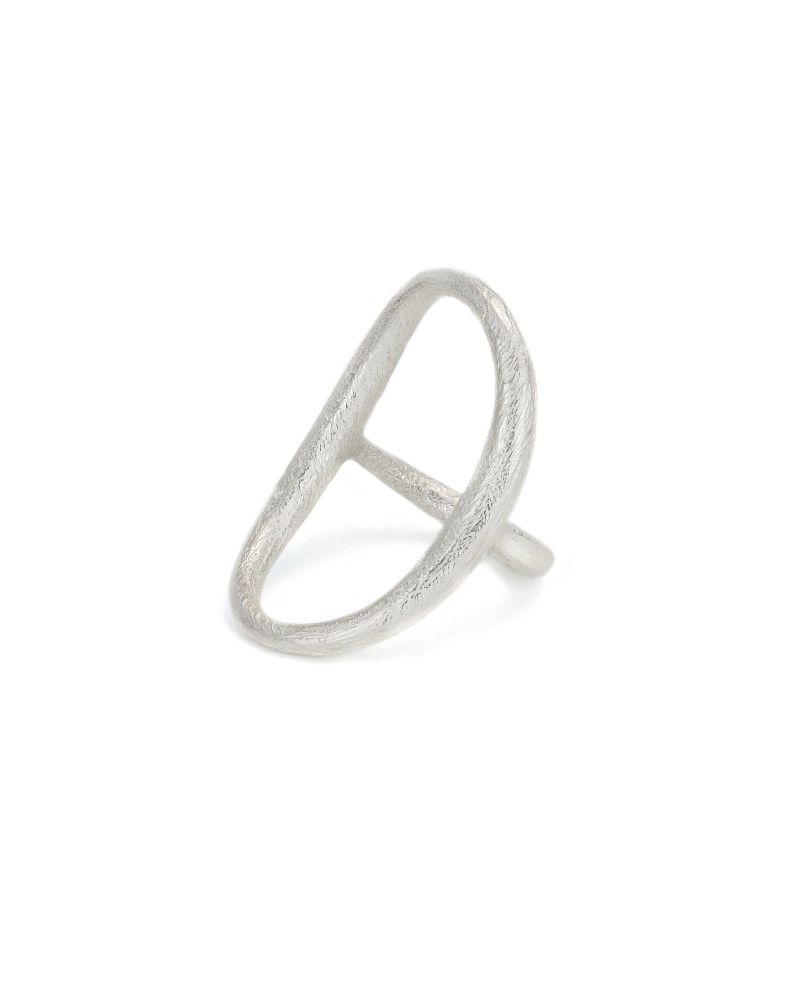 Large Tapered Open Oval Ring