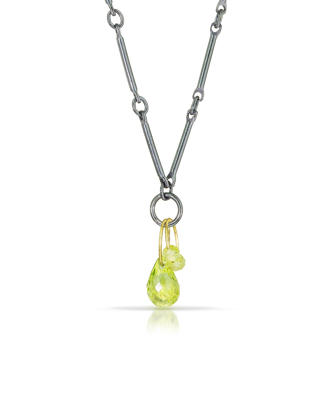 Green Mini Tangle Necklace