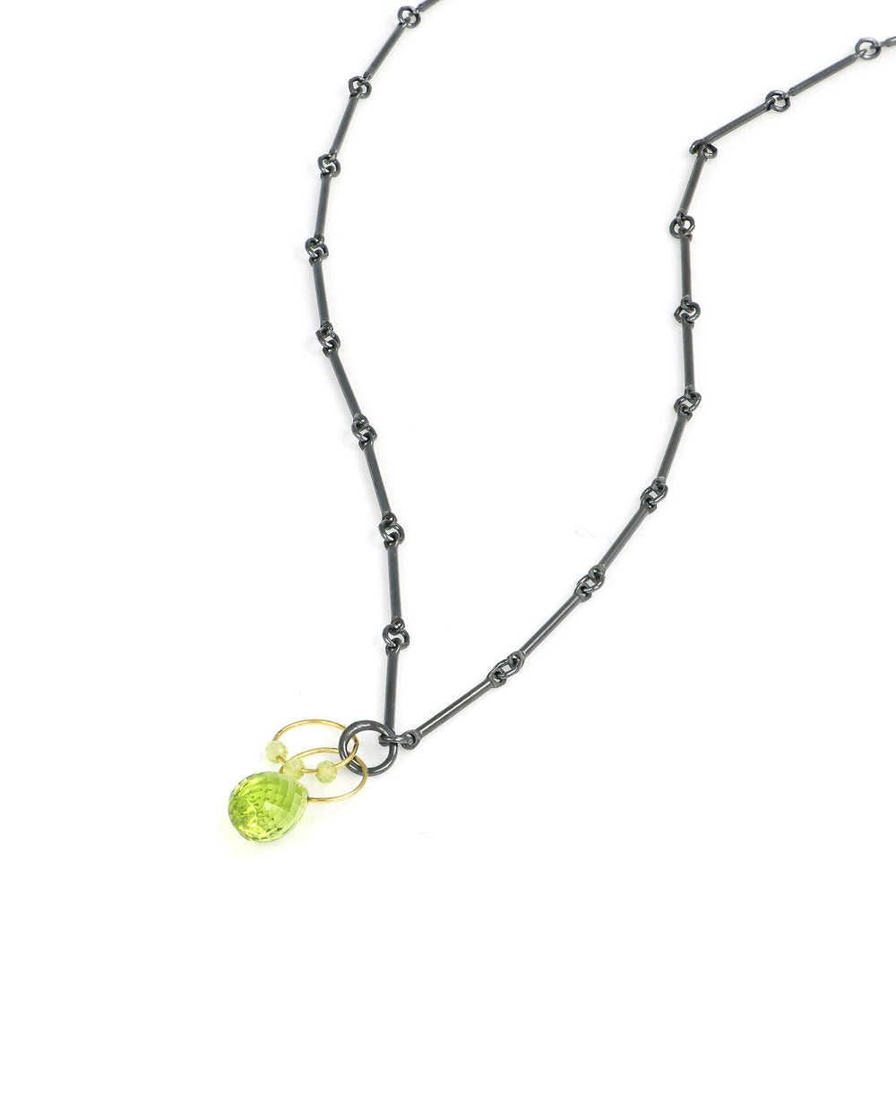 Green Mini Tangle Necklace
