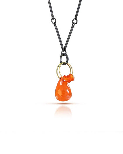 Carnelian Mini Tangle Necklace
