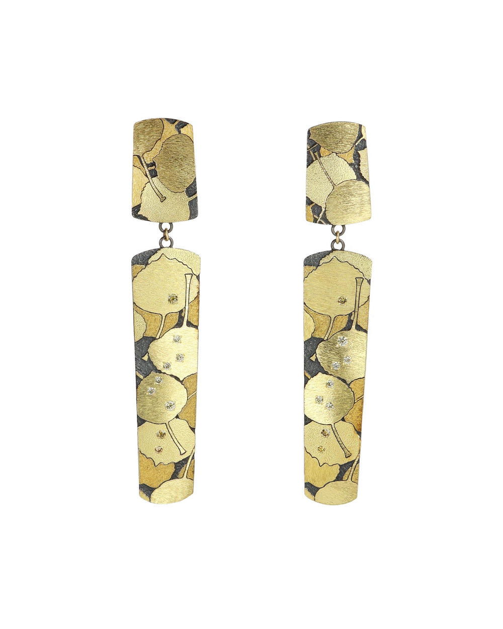 Aspen Leaves Drop Earrings