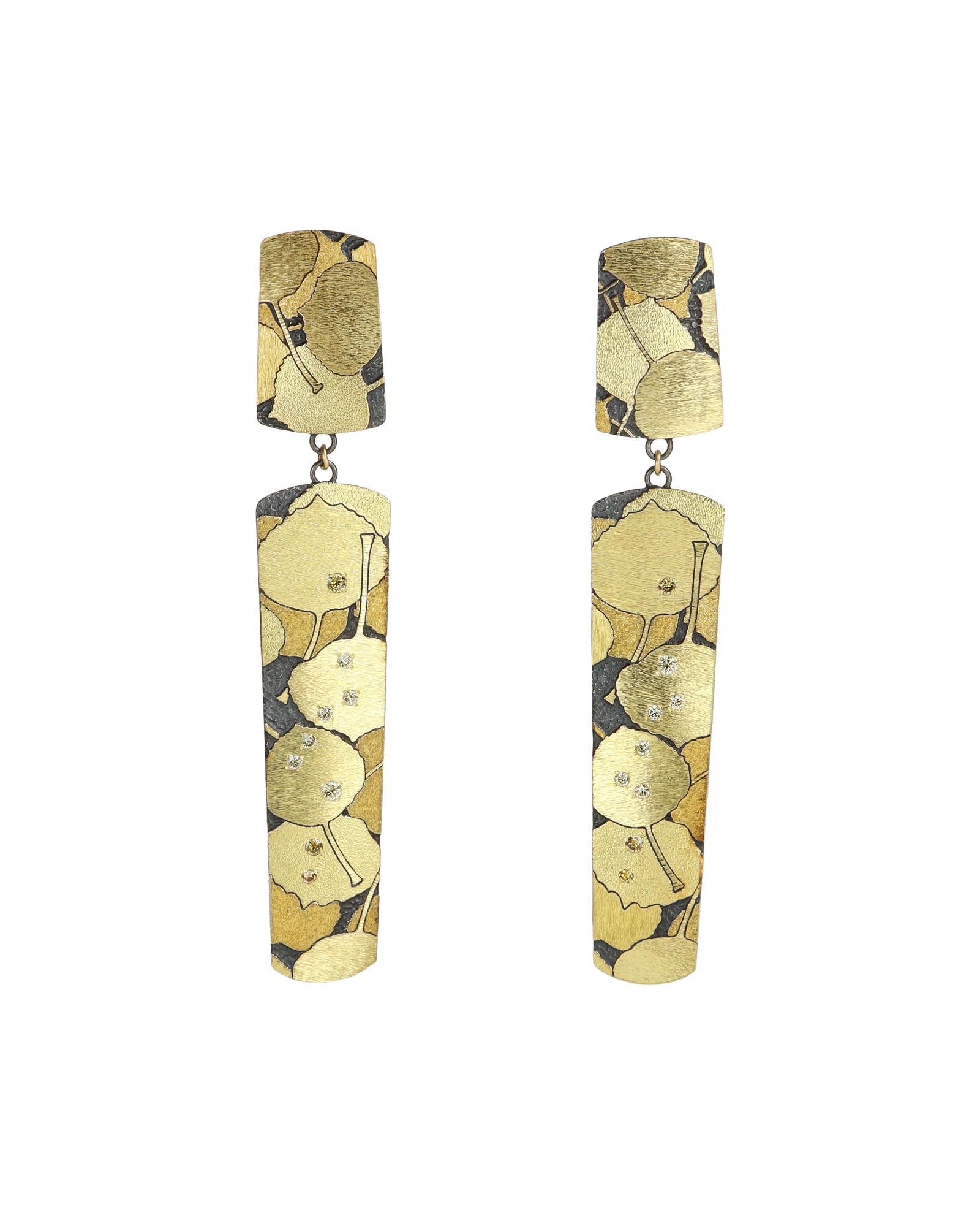Aspen Leaves Drop Earrings