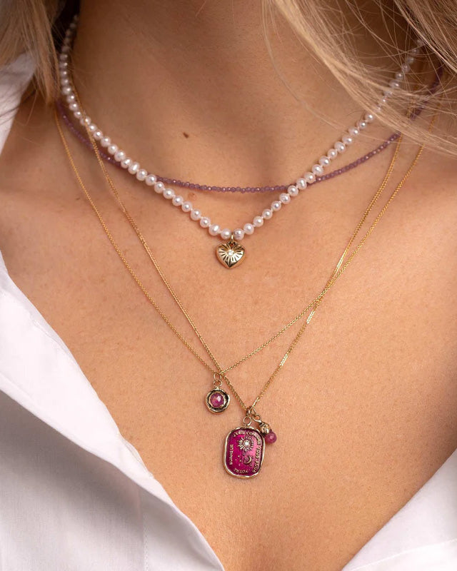 14K Ruby Necklace
