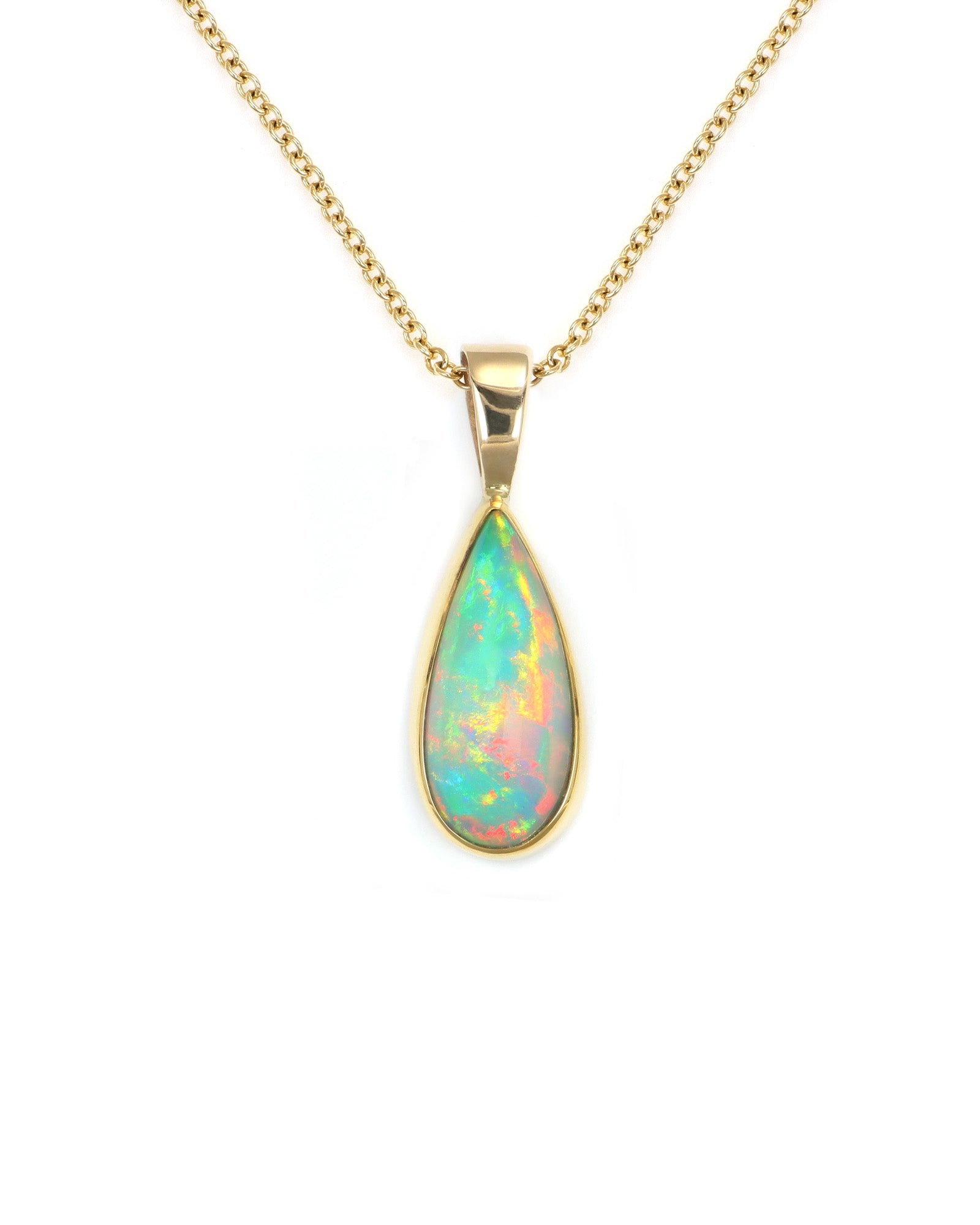 Drop Opal Pendant