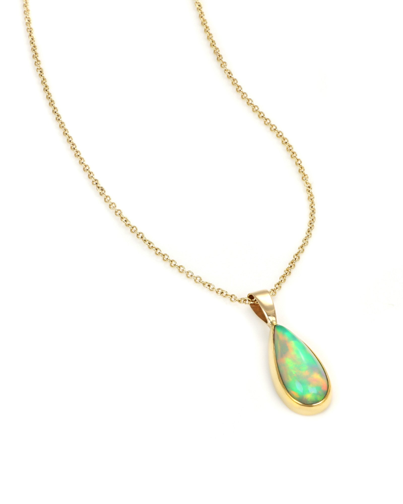 Drop Opal Pendant
