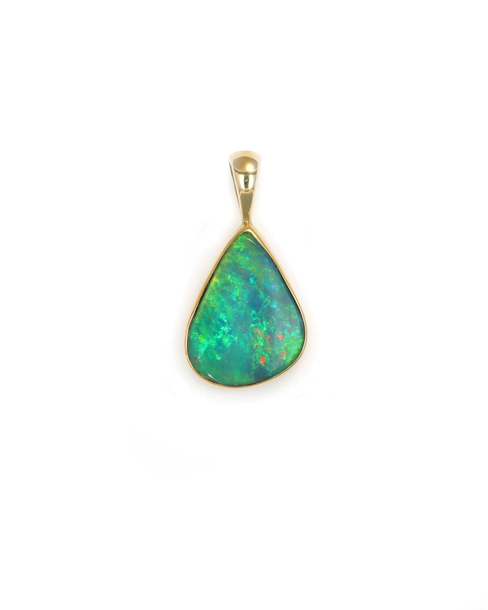 Irregular Drop Opal Pendant
