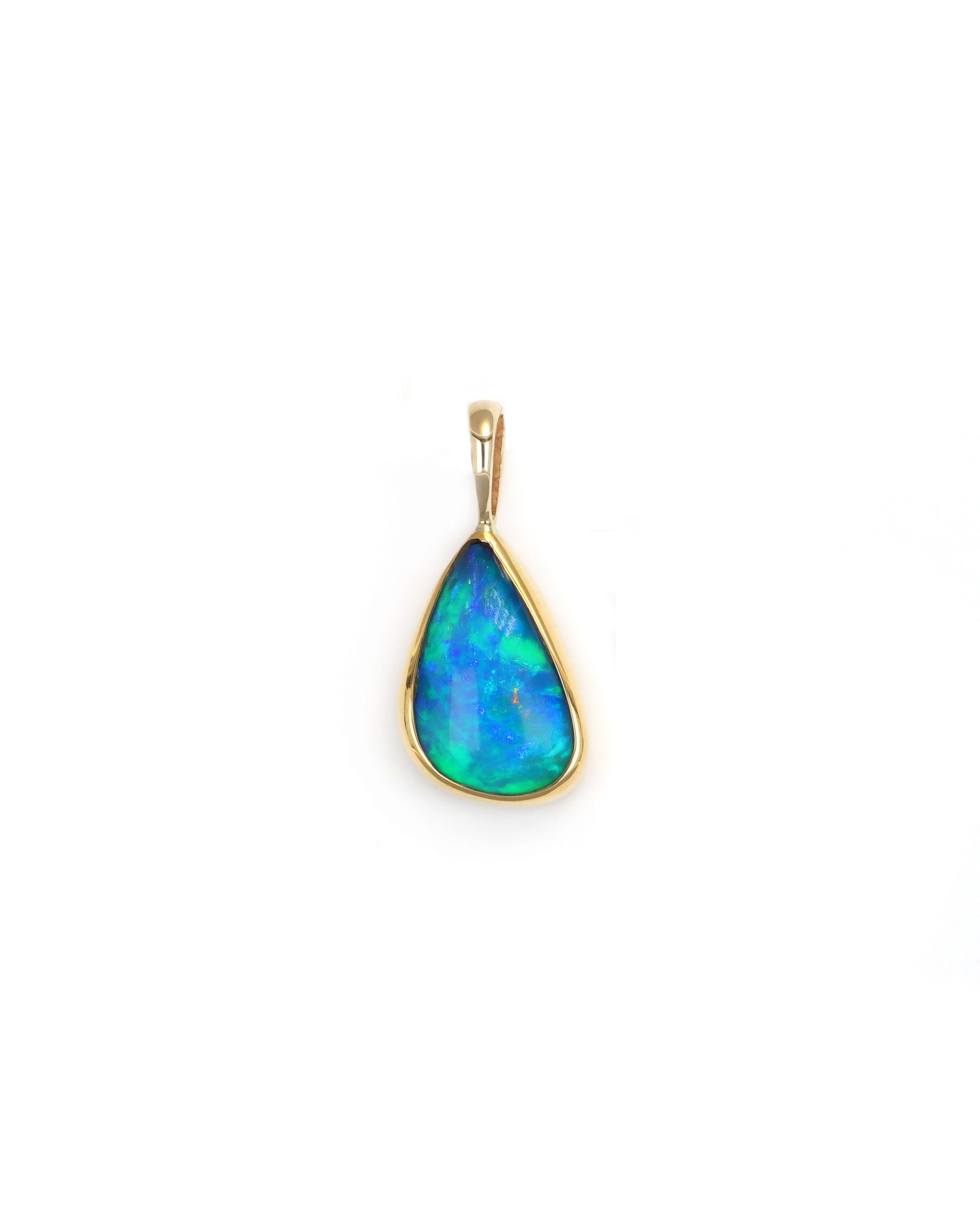 Irregular Drop Opal Pendant