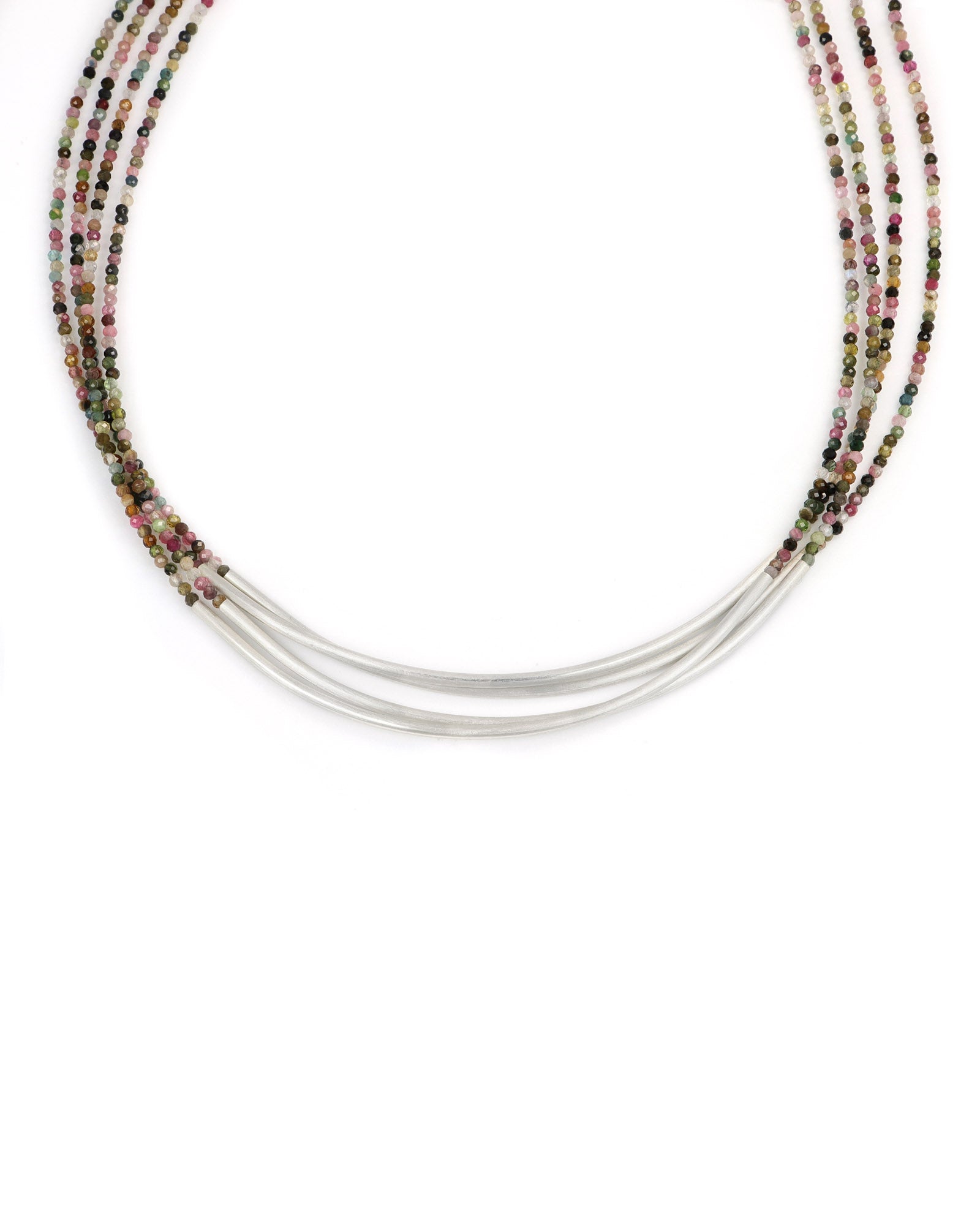 4 Strand Tourmaline Necklace